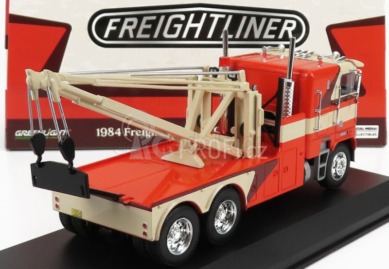 Greenlight Freightliner Fla 9664 Odtahový vůz 1984 1:43, oranžová
