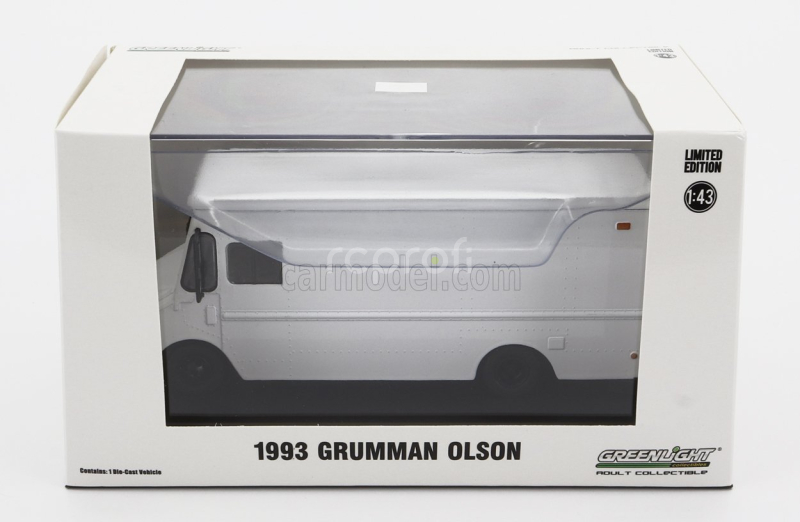 Greenlight Grumman Olson Van 1993 1:43 Bílá