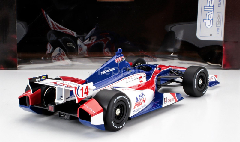 Greenlight Honda Team Abc Supply Racing N 14 Indianapolis Indy 500 Indycar Series 2012 Mike Conway 1:18 Modrá Červená Bílá