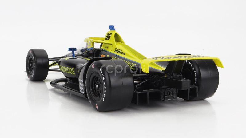 Greenlight Honda Team Andretti Autosport N 26 Indy 500 Indycar Series 2023 Colton Herta 1:18 Černá Žlutá