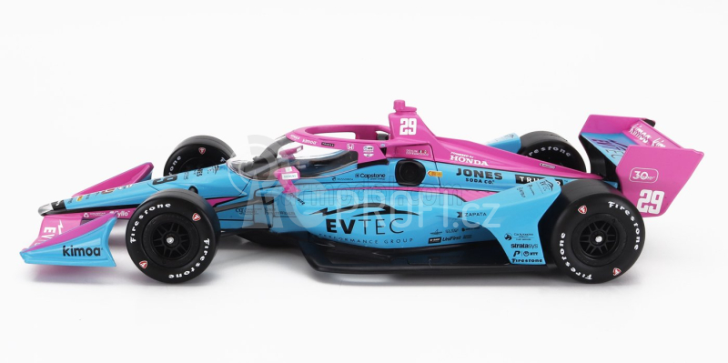 Greenlight Honda Team Andretti Autosport N 29 1:18, modrorůžová