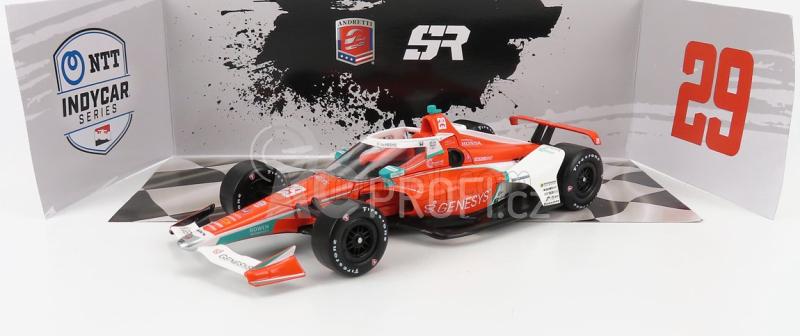 Greenlight Honda Team Andretti Steinbrenner Autosport N 29 1:18, oranžová