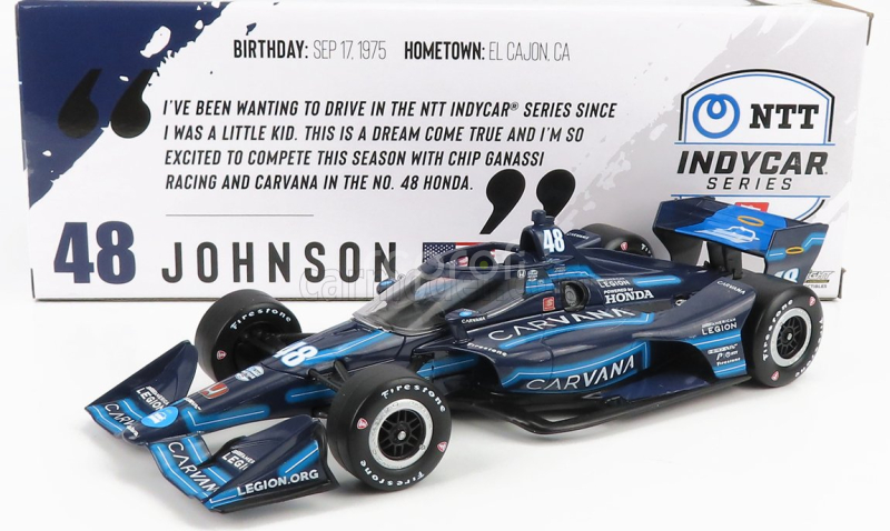 Greenlight Honda Team Chip Ganassi Racing N 48 Indianapolis Indy 500 Indycar Series 2021 J.johnson 1:18 Modrá Černá