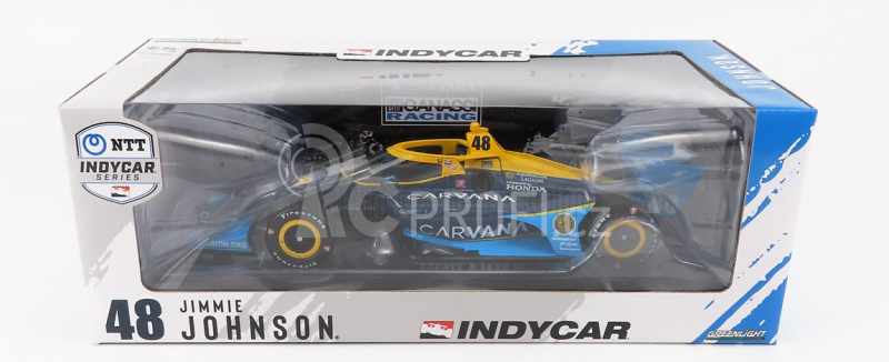 Greenlight Honda Team Chip Ganassi Racing N 48 Indianapolis Indy 500 Indycar Series 2021 Jimmie Johnson 1:18 Modrá Černá Žlutá