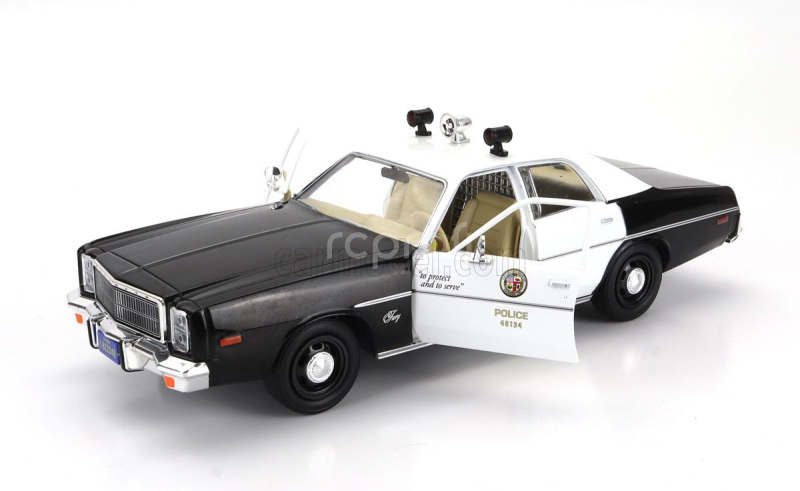 Greenlight Plymouth Fury Los Angeles Police Department 1978 1:24 Černá Bílá