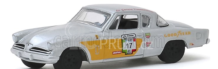 Greenlight Studebaker Commander N 17 1953 Rally Carrera Panamericana 2015 1:64 Silver