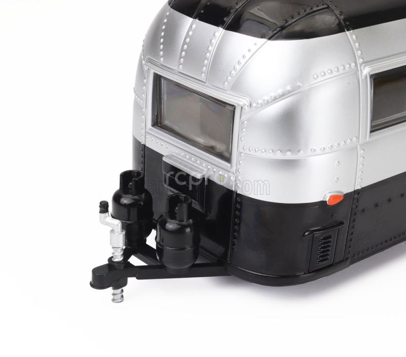 Greenlight Trailer Roulotte Caravan Airstream Bambi 1960 1:24 Černá Stříbrná