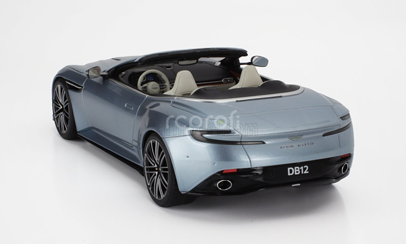Gt-spirit Aston martin Db12 Volante 2023 1:18 Světle Modrá Met