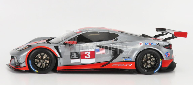 Gt-spirit Chevrolet C8.r 5.5l V8 Team Corvette Racing N 3 1:18, šedá