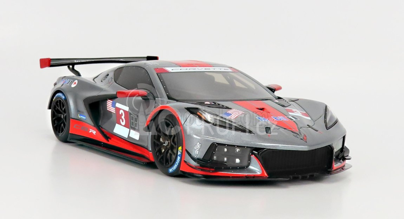 Gt-spirit Chevrolet C8.r 5.5l V8 Team Corvette Racing N 3 1:18, šedá