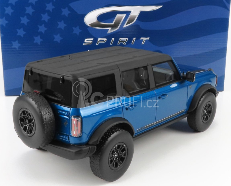 Gt-spirit Ford usa Bronco 2021 1:18 Modrá Černá