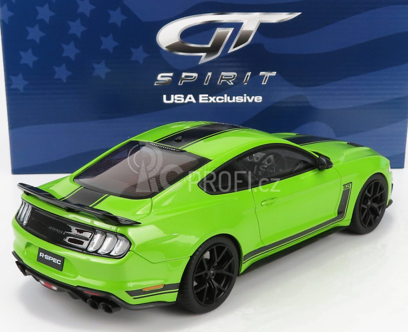 Gt-spirit Ford usa Mustang Coupe 5.0 R-spec Rhd 2020 1:18 Světle Zelená Černá