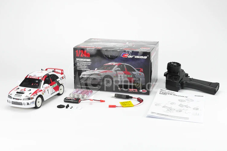 GT24 MITSUBISHI Lancer Evo 4 WRC 4WD 1/24 MICRO RALLY RTR