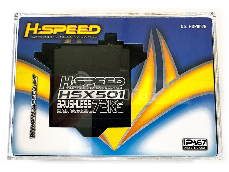 H-Speed servo HSX501 72kg.cm 0.092s/60°