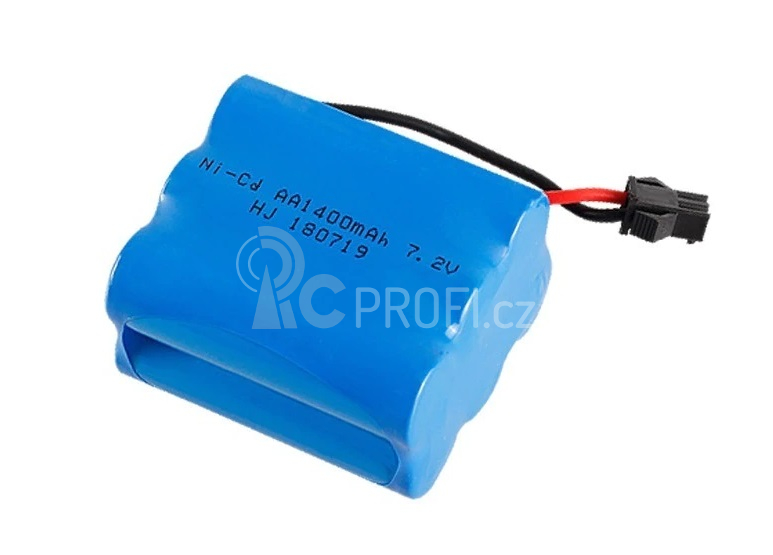 Akumulátor 7,2V 1400 mAh NiCd SM-plug