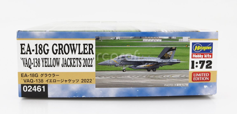 Hasegawa Boeing Ea-18g Growler Vaq-138 Yellow Jackets Military Airplane 2022 1:72 /