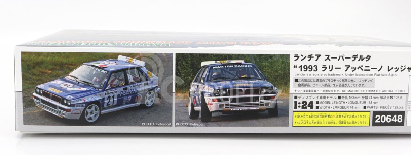 Hasegawa Lancia Super Delta Hf Integrale Polizia N 21 Rally Appennino Reggiano 1993 1:24