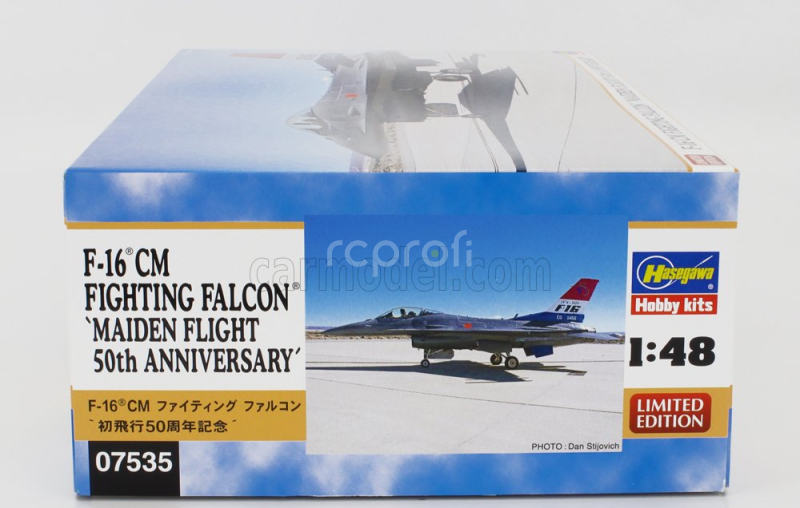 Hasegawa Lockheed martin F-16 Cm Fighting Falcon Military Airplane 1978 1:48 /