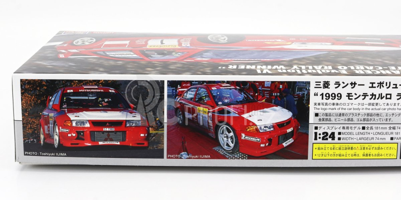 Hasegawa Mitsubishi Lancer Evo Vi N 1 Winner Rally Montecarlo 1999 Tommi Makinen - Risto Mannisenmaki 1:24 /