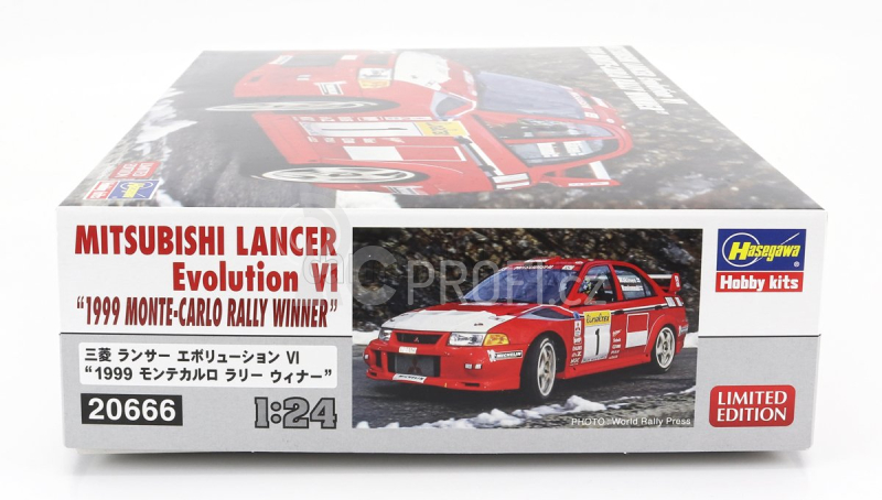 Hasegawa Mitsubishi Lancer Evo Vi N 1 Winner Rally Montecarlo 1999 Tommi Makinen - Risto Mannisenmaki 1:24 /