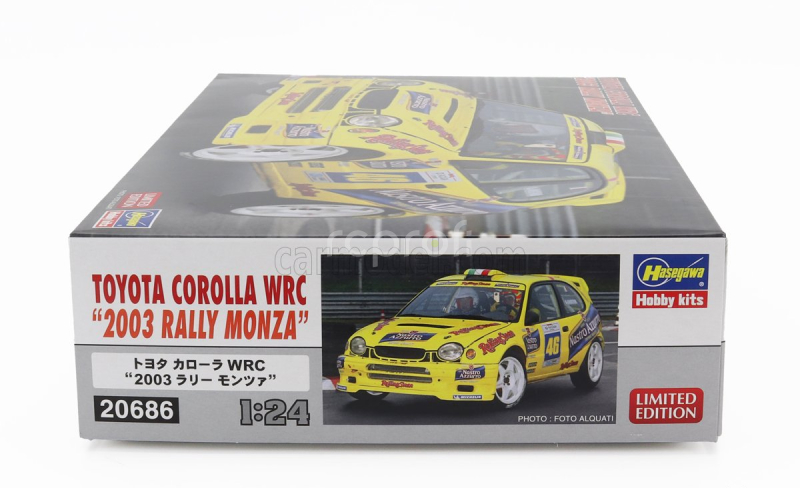 Hasegawa Toyota Corolla Wrc N 46 Rally Monza Show 2003 Valentino Rossi - Carlo Cassina 1:24 /