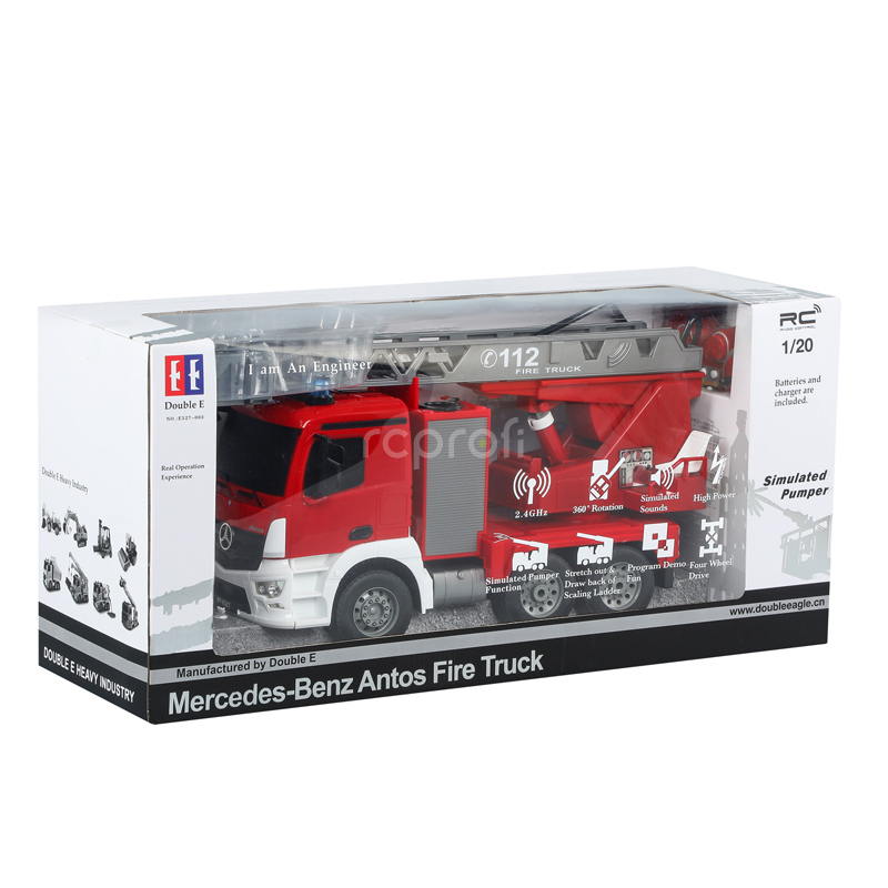 RC hasičské auto Mercedes-Benz 1:20