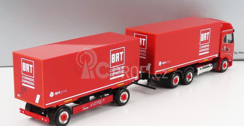 Herpa Iveco fiat S-way Truck Brt Corriere Espresso 2022 1:87 Red