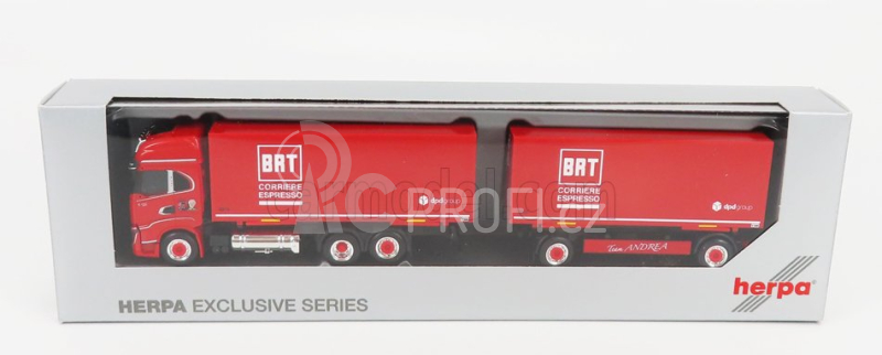 Herpa Iveco fiat S-way Truck Brt Corriere Espresso 2022 1:87 Red