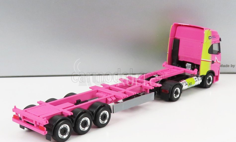 Herpa Iveco fiat S-way Truck Lng Hannibal Transports 2020 1:87, růžová