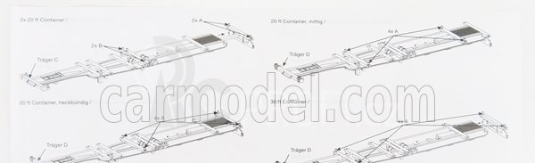 Herpa Iveco fiat S-way Truck Lng Hannibal Transports 2020 1:87, růžová