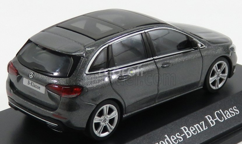 Herpa Mercedes benz B-class (w247) 2018 1:43 Mountain Grey Met