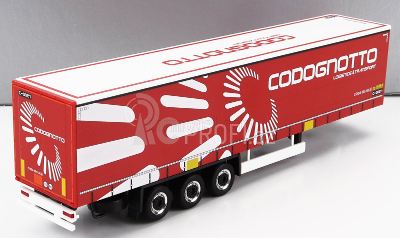 Herpa Trailer Přívěs pro Truck Codognotto Logistic Transports - Rimorchio Telonato 1:87