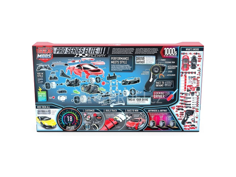 RC auto Hexbug Hexmods Pro Series Elite, červená