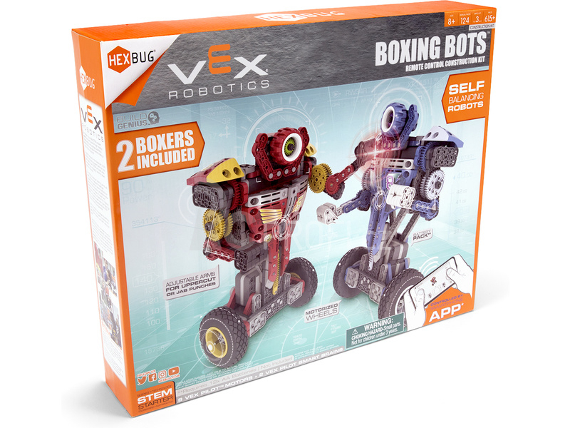 HEXBUG VEX Robotics - Boxující robot na hoverboardu (2ks)