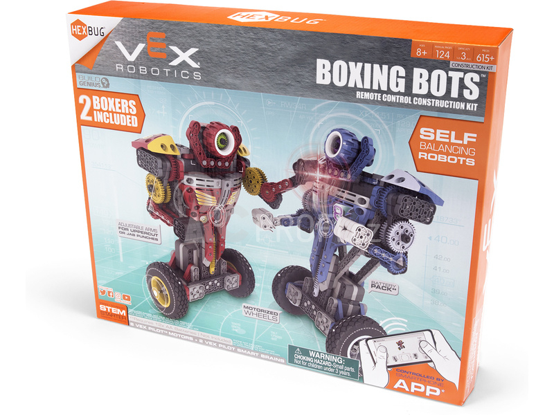 HEXBUG VEX Robotics - Boxující robot na hoverboardu (2ks)