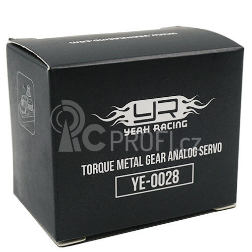 High-Torque Metal Gear Standard Servo pro 1/10 RC Auta a 1/14 Tamiya Truck 17Kg/0.14sec