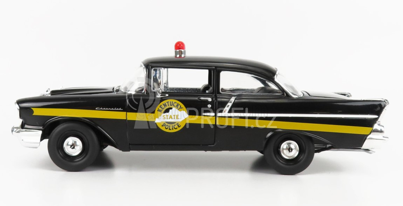 Highway61 Chevrolet 150 Sedan Kentucky State Police 1957 1:18 Black