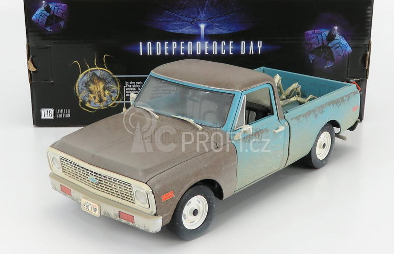 Highway61 Chevrolet C-10 Pick-up 1971 - Independence Day 1:18