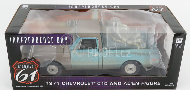 Highway61 Chevrolet C-10 Pick-up 1971 - Independence Day 1:18