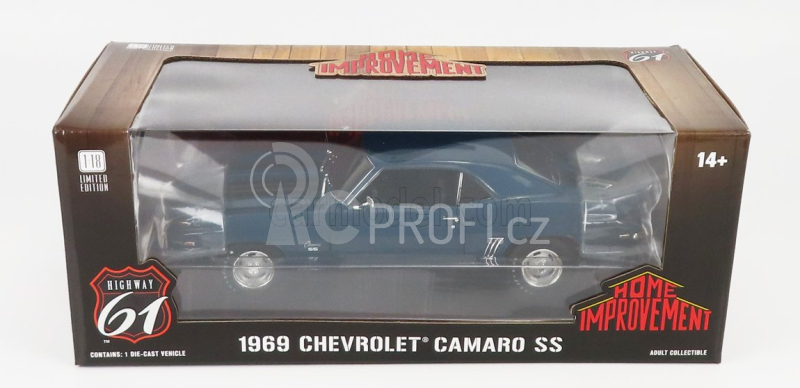 Highway61 Chevrolet Camaro Ss Coupe 1969 - The Improvement 1991-1999 1:18 Modrá Černá