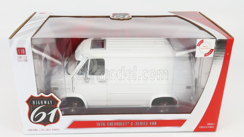 Highway61 Chevrolet G-series Van 1976 1:18 Bílá