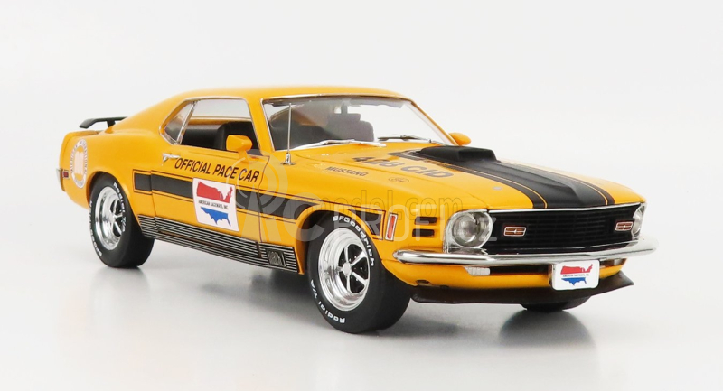 Highway61 Ford usa Mustang Mach-1 428 Cid Coupe 1970 1:18, oranžová