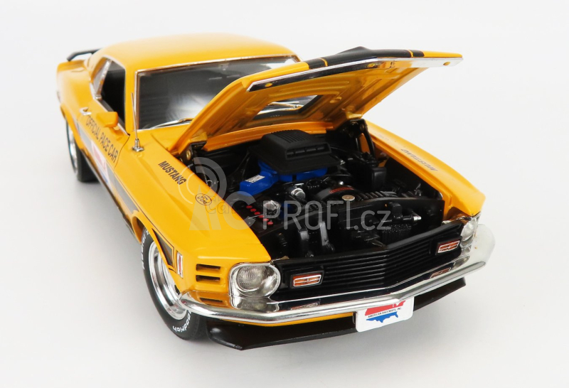 Highway61 Ford usa Mustang Mach-1 428 Cid Coupe 1970 1:18, oranžová