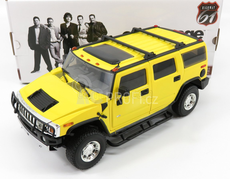 Highway61 Hummer H2 2003 - Entourage 1:18 Žlutá