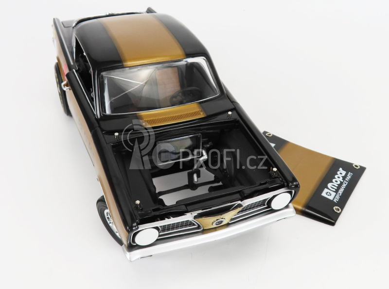 Highway61 Plymouth Barracuda Hemi Under Glass N 0 Coupe 1966 1:18 Black