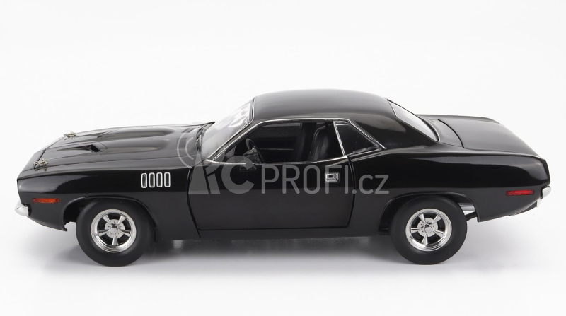 Highway61 Plymouth Cuda Coupe 1971 - John Wick Chapter 4 Movie 2023 1:18 Black
