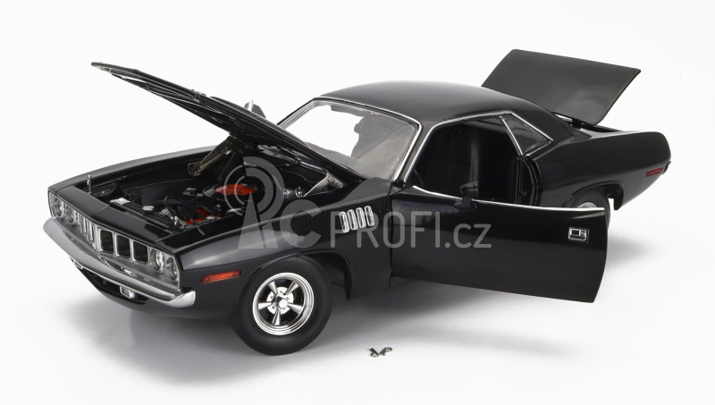 Highway61 Plymouth Cuda Coupe 1971 - John Wick Chapter 4 Movie 2023 1:18 Black