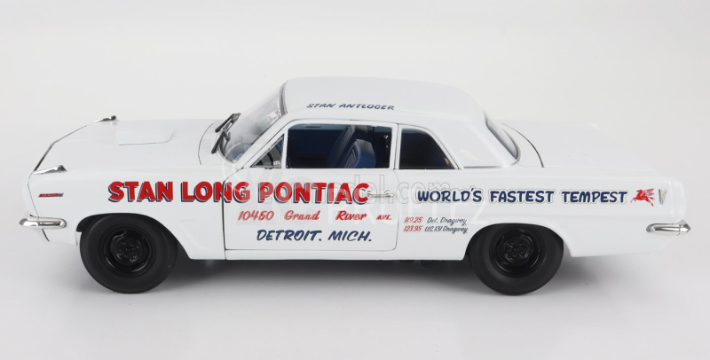 Highway61 Pontiac Tempest Stan Long Pontiac Detroit Michigan 1963 1:18 Bílá