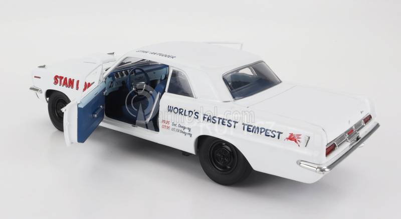 Highway61 Pontiac Tempest Stan Long Pontiac Detroit Michigan 1963 1:18 Bílá