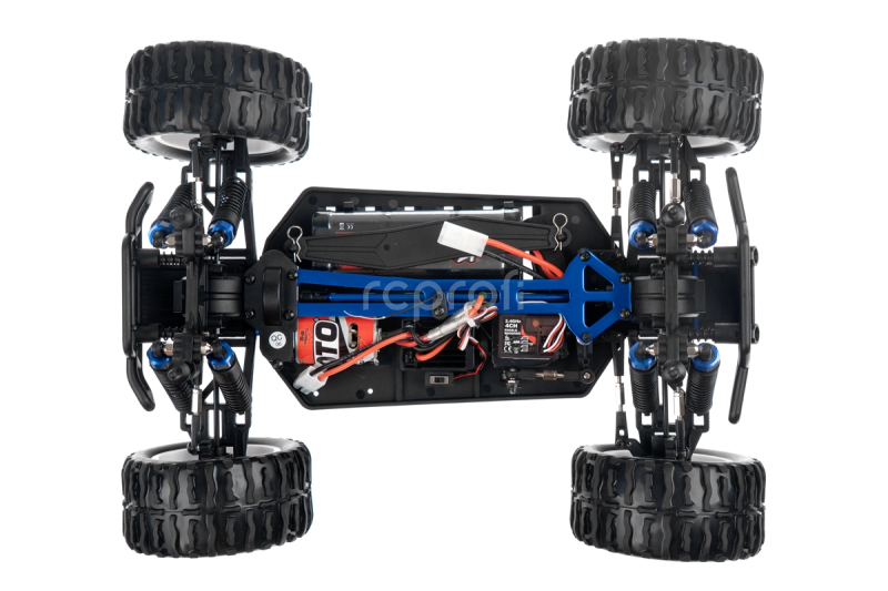 HiMOTO 1:10 Monster Truck EMXT-1 2,4 GHz RTR set, žlutá